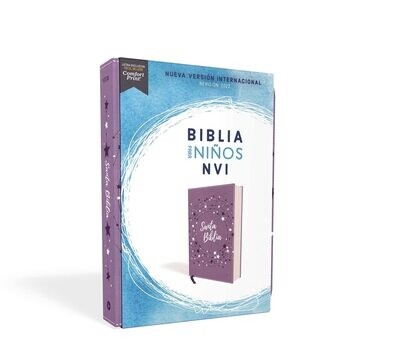 Biblia para Niños NVI, Leathersoft, Lavanda (Free Shipping)