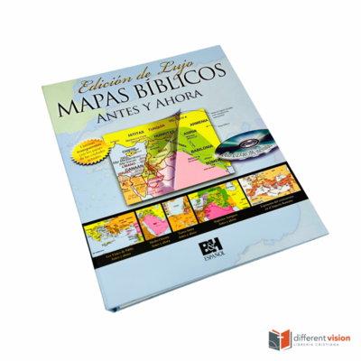Mapas bíblicos antes y ahora: Edición de lujo (Free Shipping)