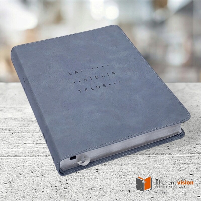 La Biblia Telos para Jóvenes NVI: Imitación Piel Gris (Free Shipping)