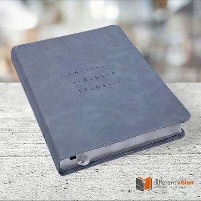 La Biblia Telos para Jóvenes NVI: Imitación Piel Gris (Free Shipping)