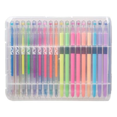 Juego de 36 bolígrafos de gel, variedad de colores surtidos
