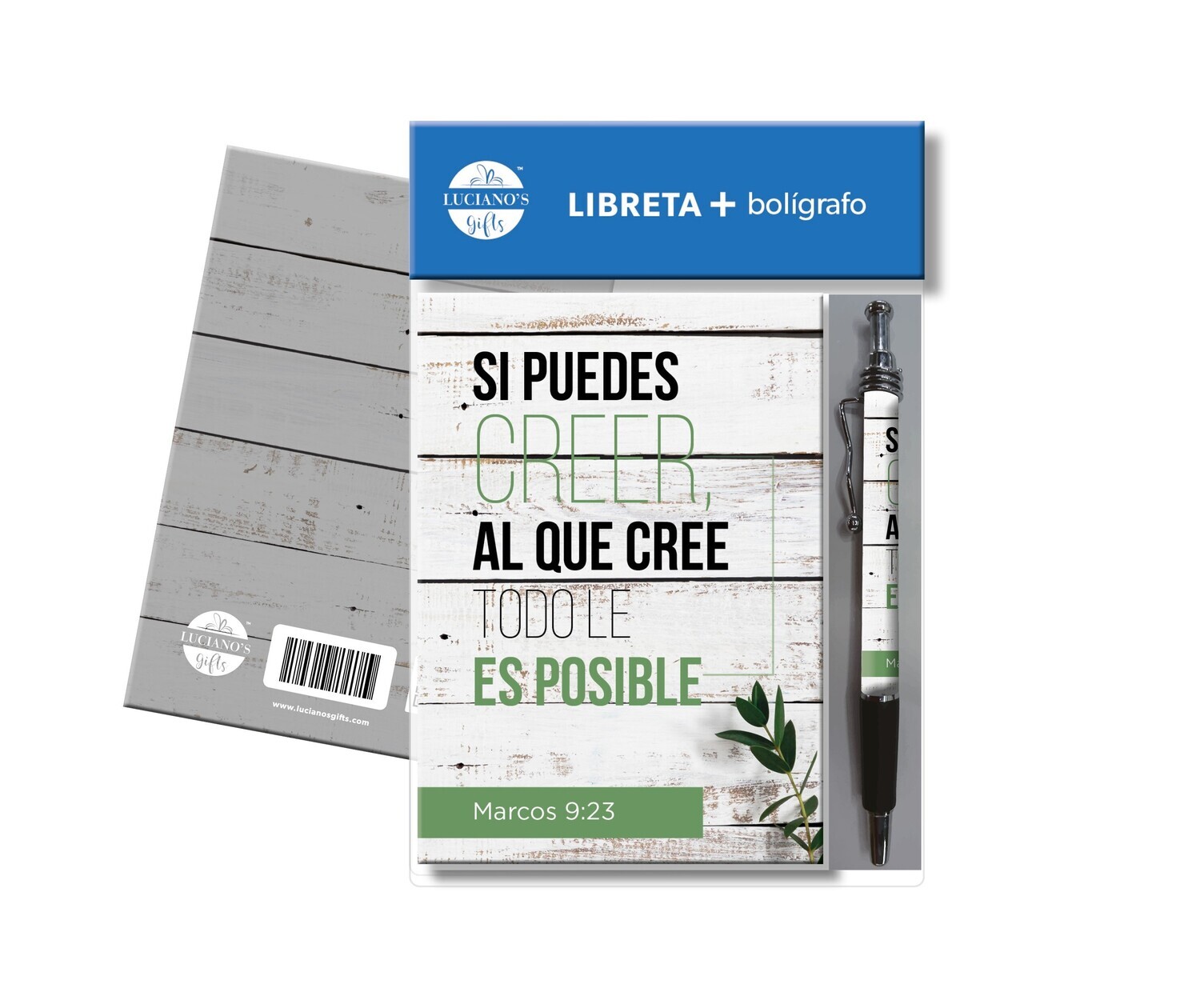 Libreta + bolígrafo: Si puedes Creer - Marcos 9:23