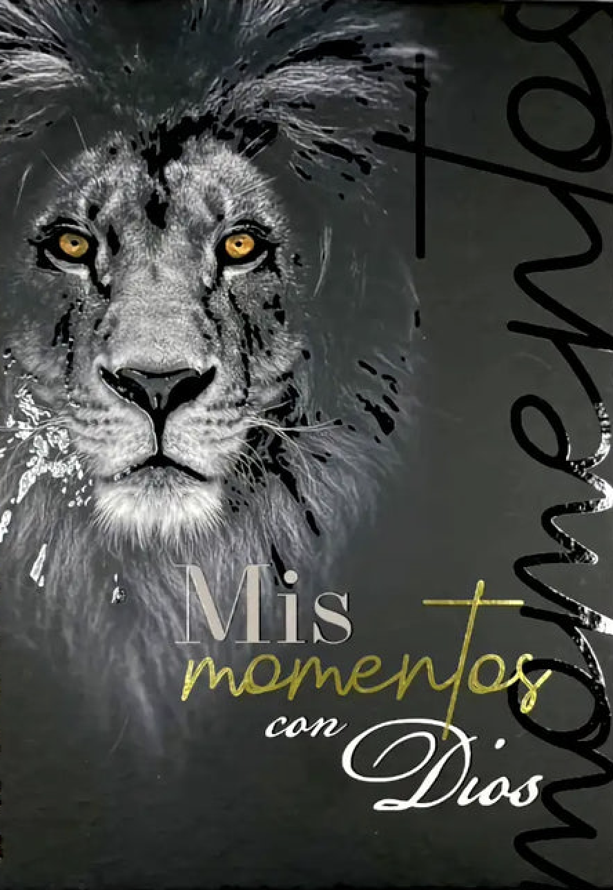 Libreta devocional: Mis momentos con Dios - León