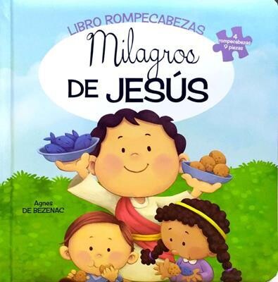 Milagros de Jesus Libro rompecabezas 2 en 1