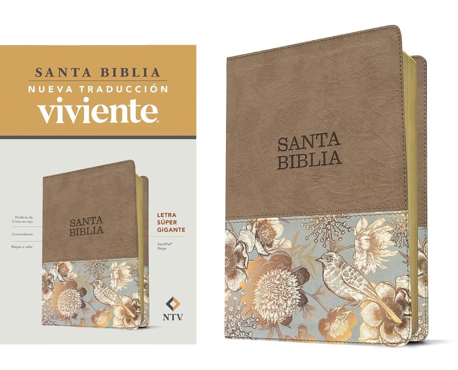 Santa Biblia NTV, letra súper gigante (Free Shipping)