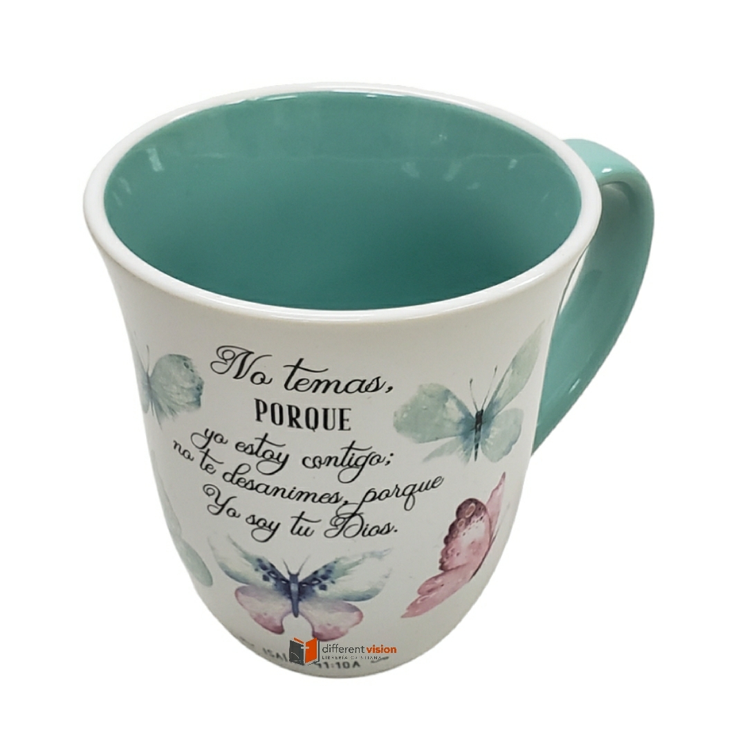 Taza grande: Colección Primavera - Isaías 41:10 (No temas)