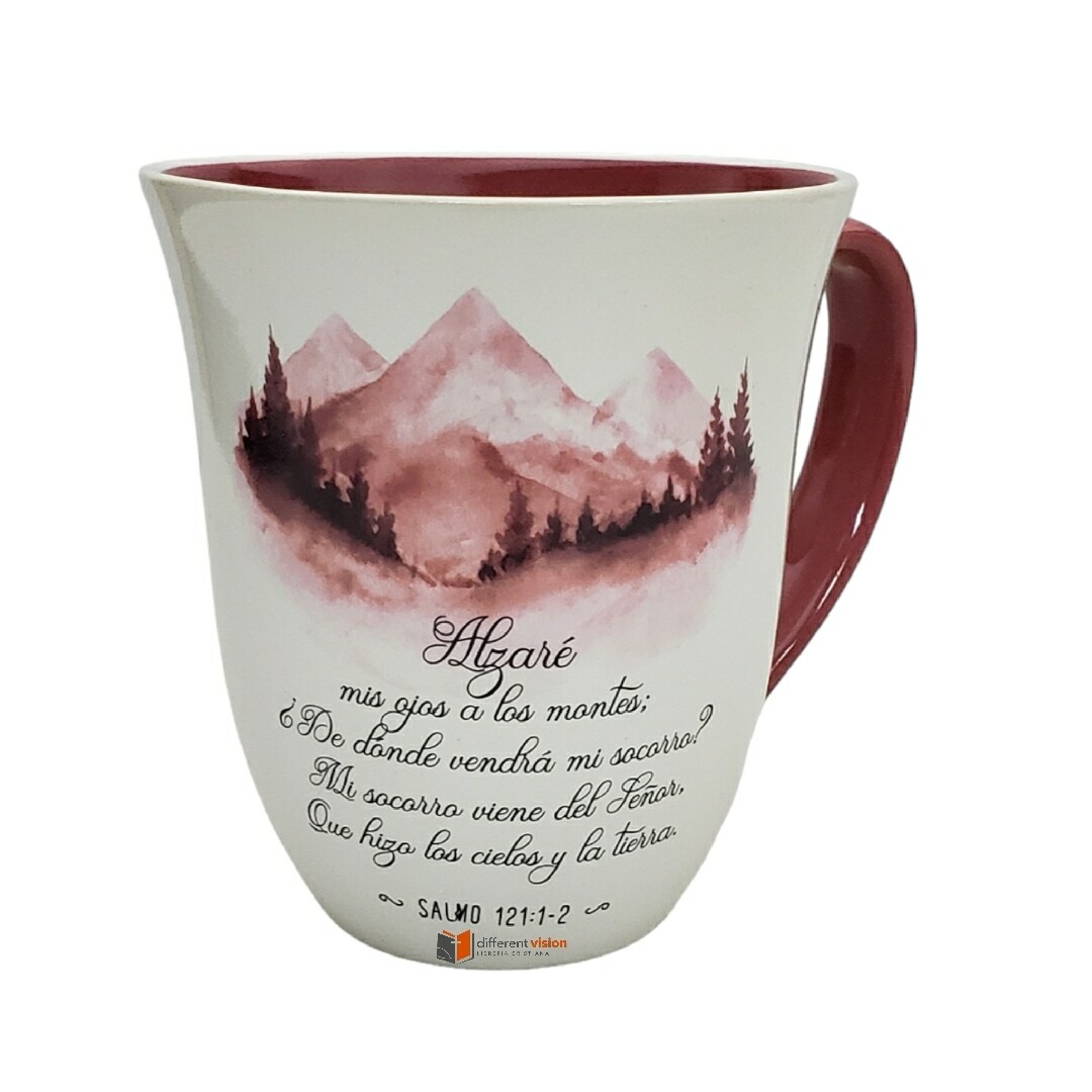 Taza grande: Colección Primavera - Salmos 121:1-2 (Alzaré mis ojos)