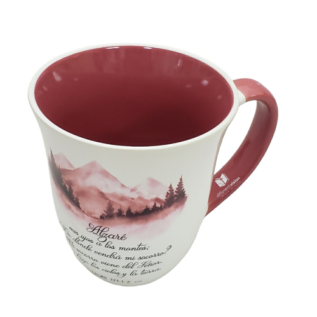 Taza grande: Colección Primavera - Salmos 121:1-2 (Alzaré mis ojos)