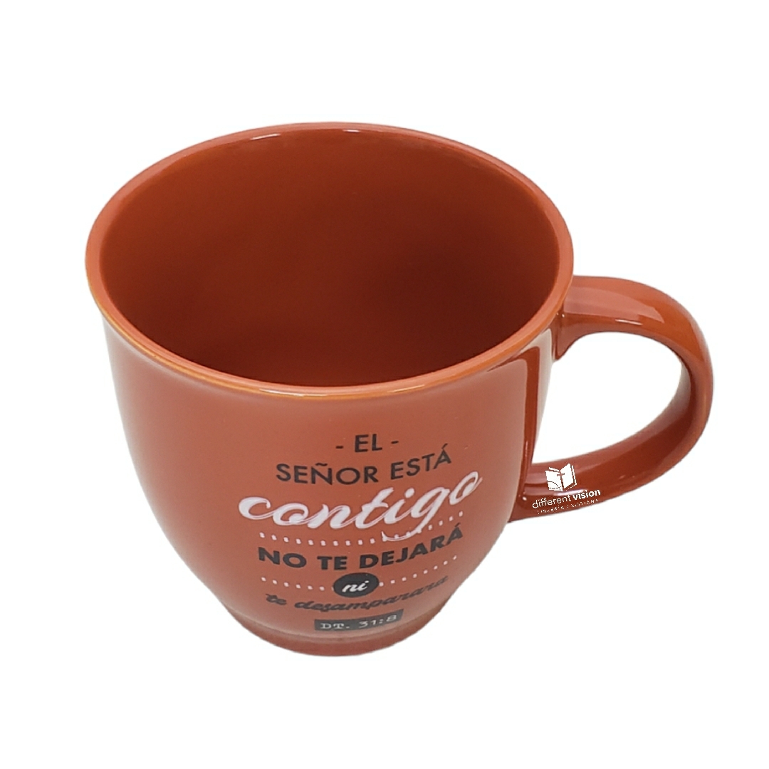 Taza grande: Colección Sabiduría - Deuteronomio 31:8 (El Señor está contigo)
