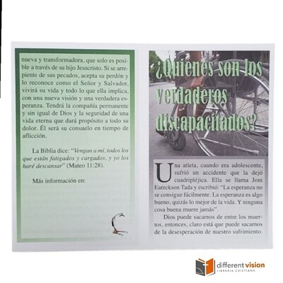 Tratados ¿Quién son los verdaderos discapacitados? (paq. 100)