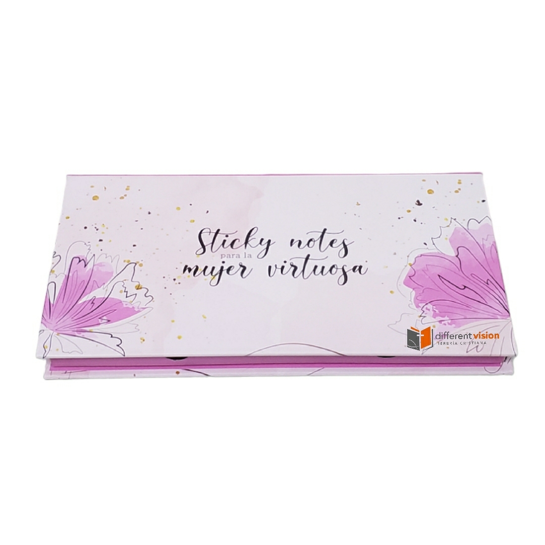 Estuche con notas adhesivas (Mujer virtuosa)