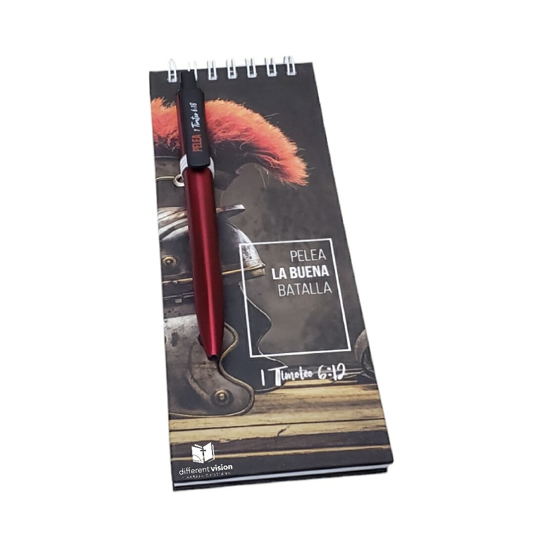 Notepad con bolígrafo - Armadura
