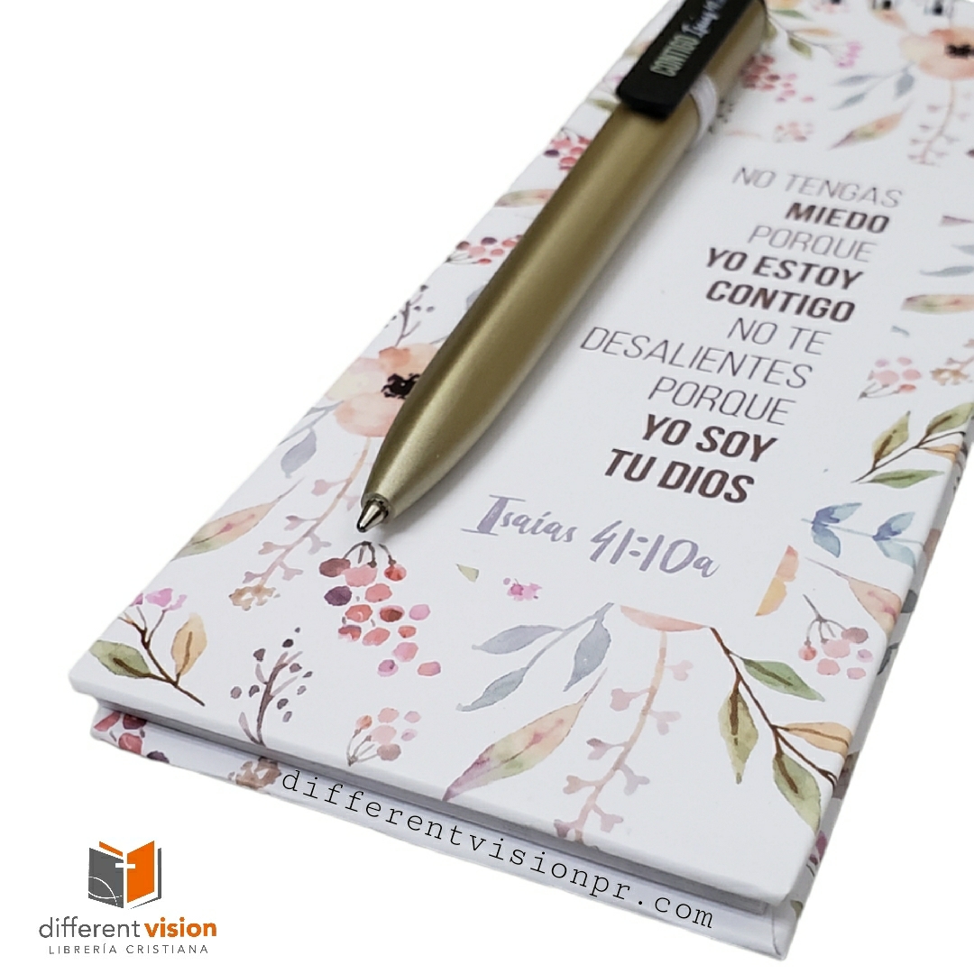 Notepad con bolígrafo - No tengas miedo porque yo estoy contigo