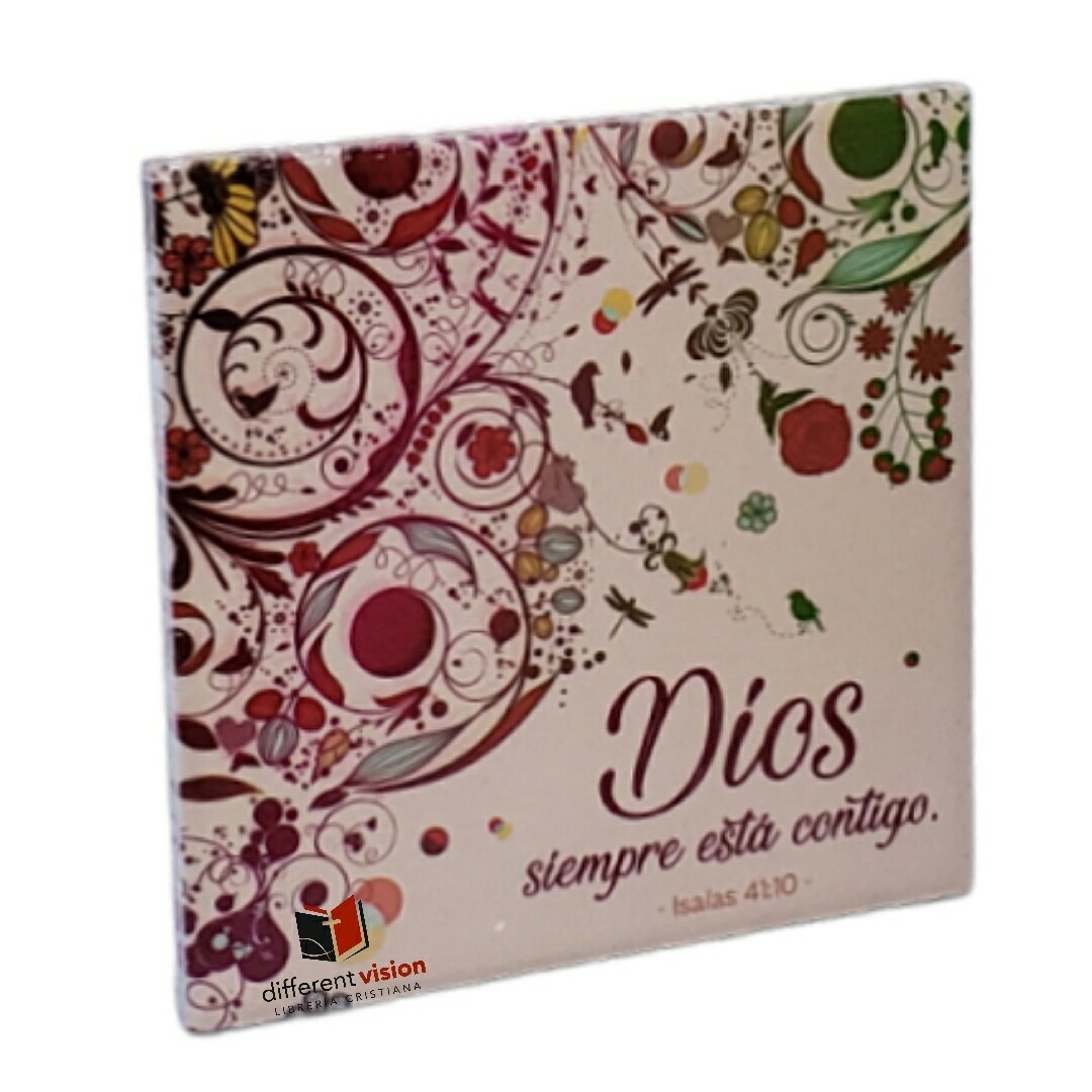 Placa en Cerámica - Dios siempre está contigo