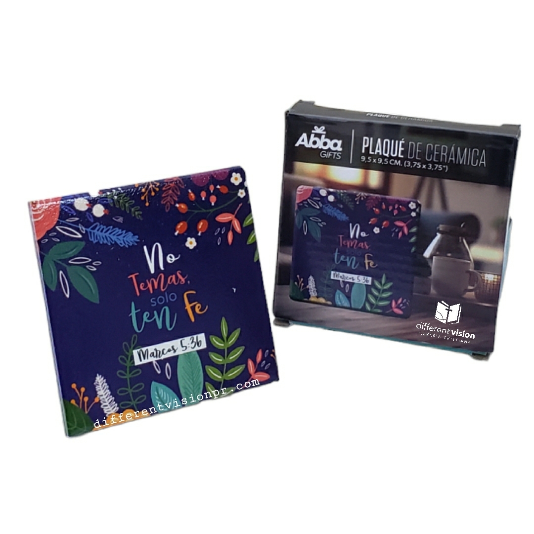 Placa en Cerámica - No temas solo ten fe