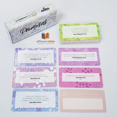 Tarjetas Promesas de gozo