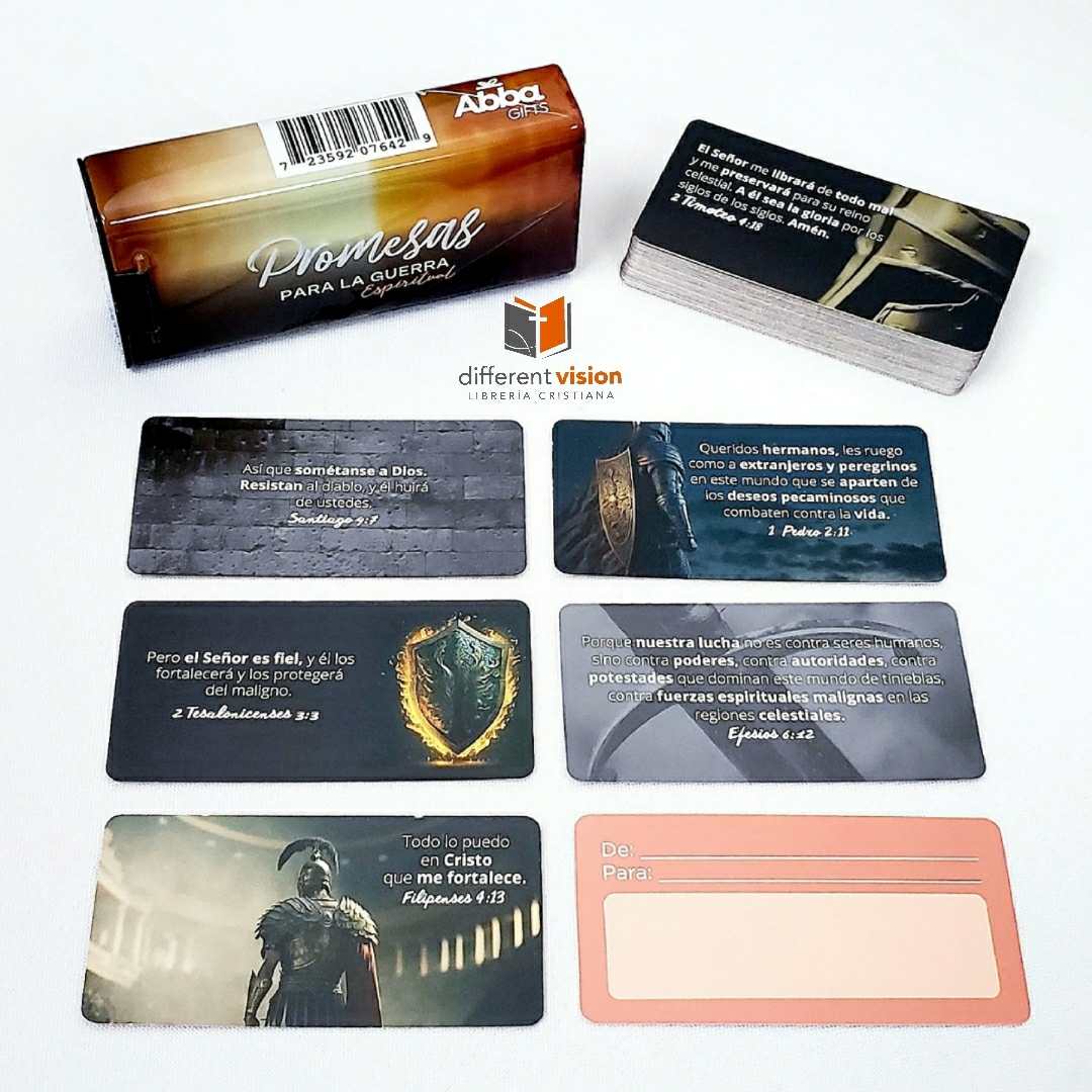 Tarjetas Promesas para la guerra espiritual