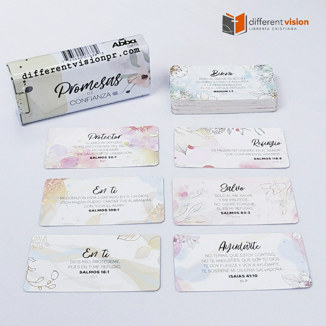 Tarjetas Promesas de confianza