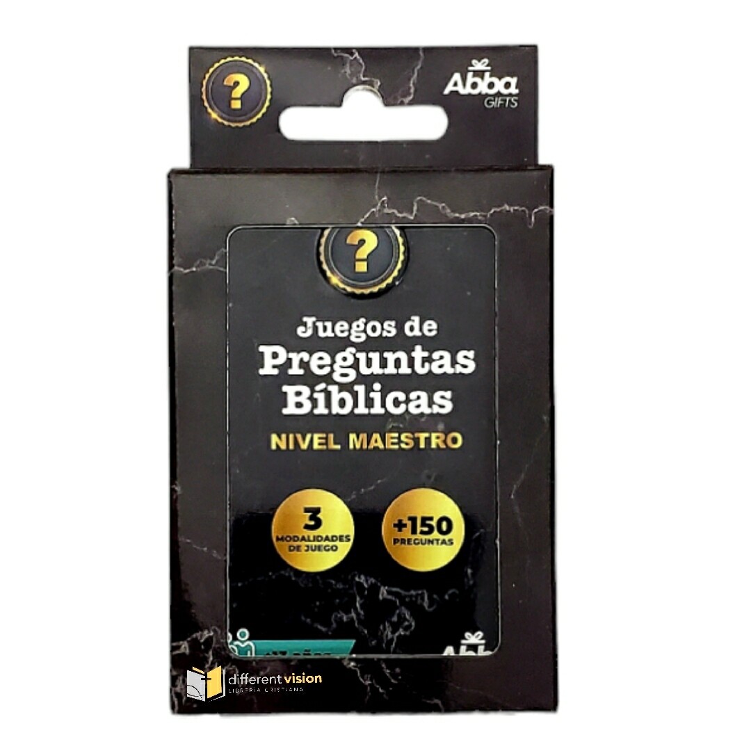 Juego de Preguntas Bíblicas - Nivel Maestro
