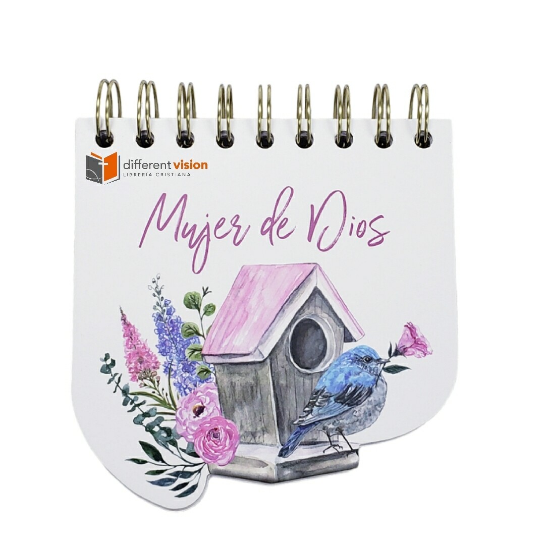 Libreta con argolla - Mujer de Dios