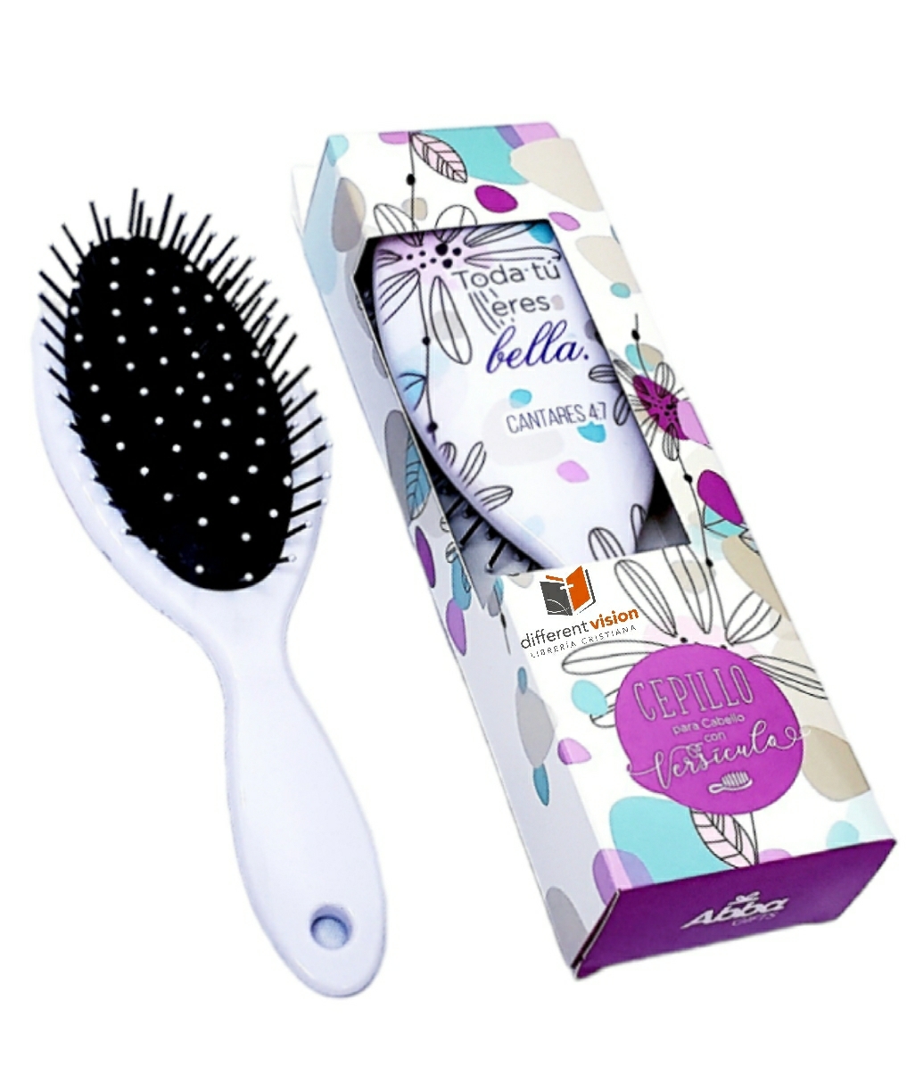 Set de cepillo y espejo - Toda tu eres bella Cantares 4:7