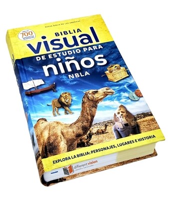 Biblia Visual De Estudio Para Niños (NBLA) Tapa dura