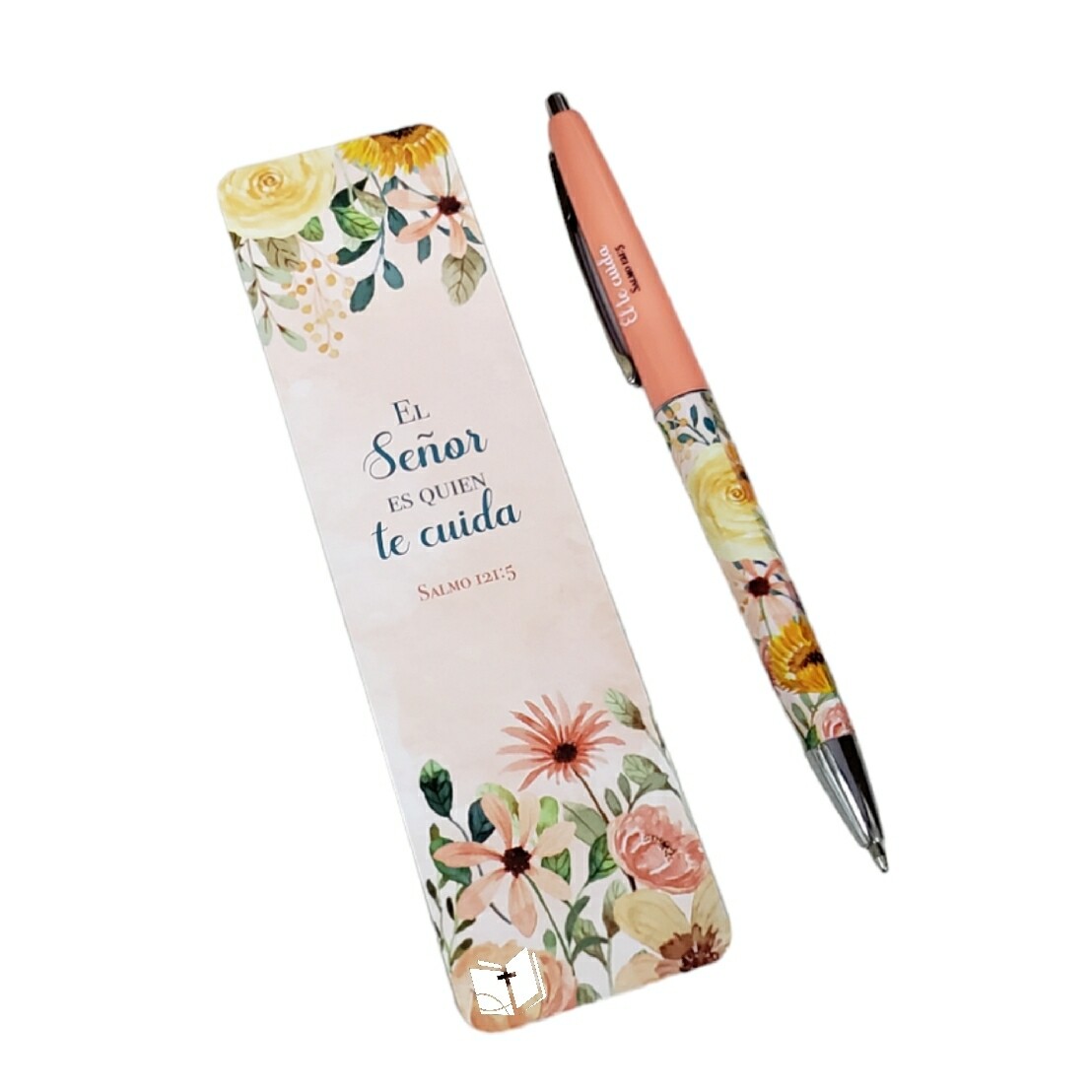 Set Bolígrafo y marcador (El Señor es quien te cuida)