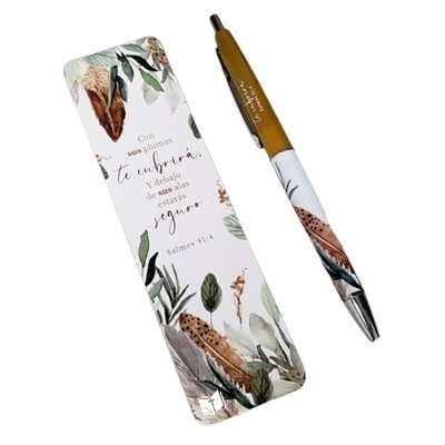 Set Bolígrafo y marcador (Sus plumas te cubrirá)
