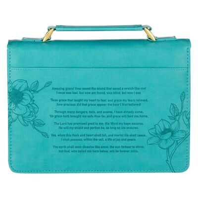 Cover Amazing Grace (Sublime Gracia) piel sintética color azul (Medium)