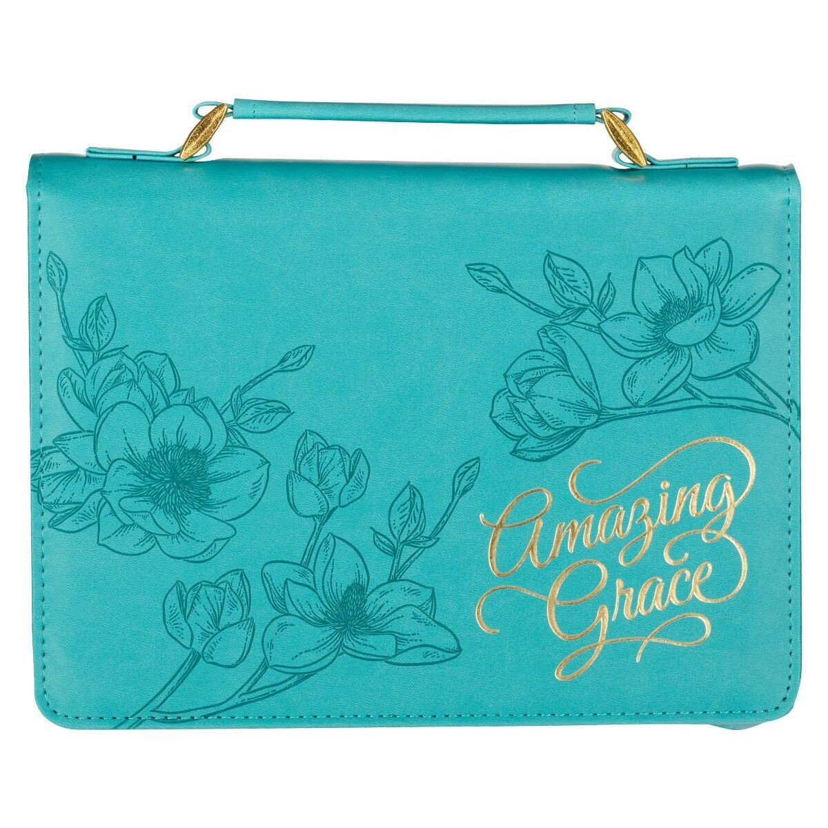 Cover Amazing Grace (Sublime Gracia)  piel sintética color azul (Medium)