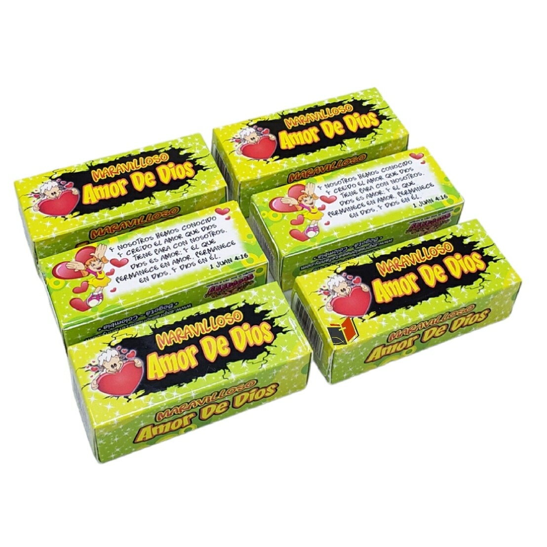 Paquete de 6 Palabritas (Amor de Dios)