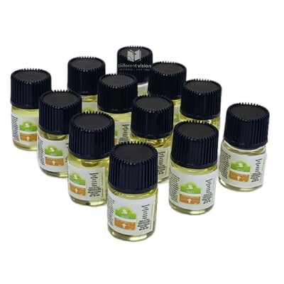 (Aceite) Paquete de 12 Holy Anointing Oil 5/8 onz. (Ungir)