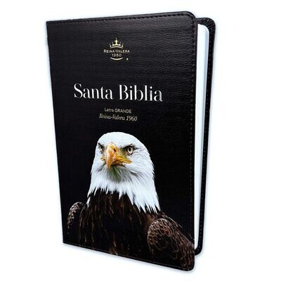 Santa Biblia RVR60 Letra Grande, Imitación de piel (Águila) (Free Shipping)