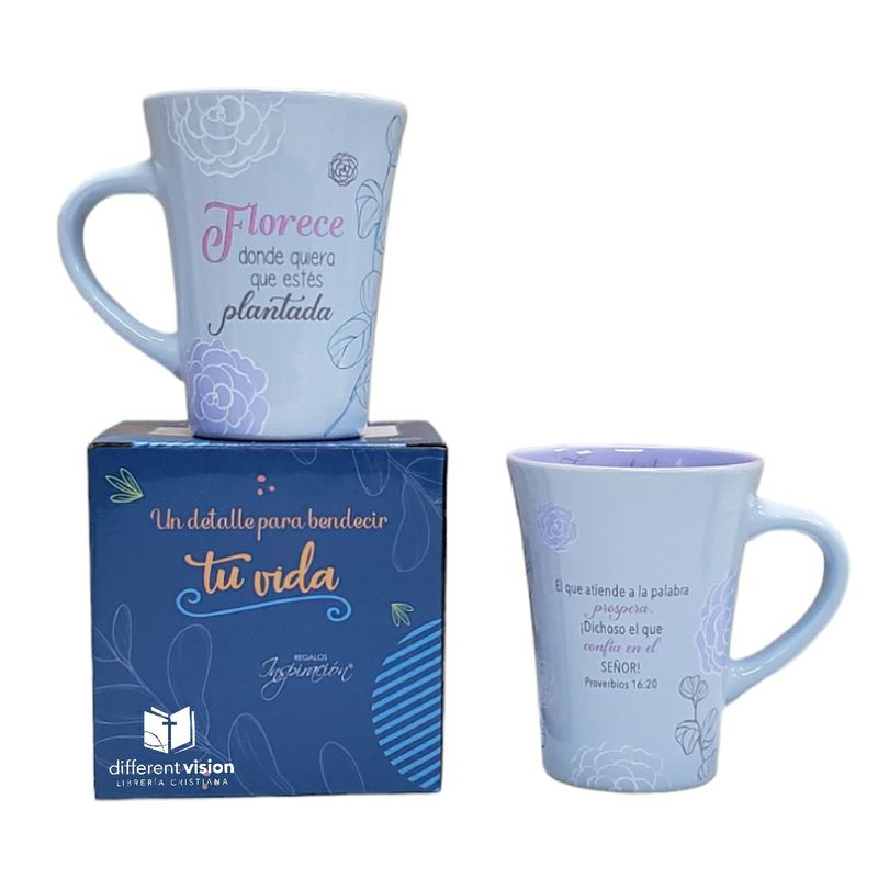Taza Mensajes de Bendición - Florece Taza Mensajes de Bendición - Florece