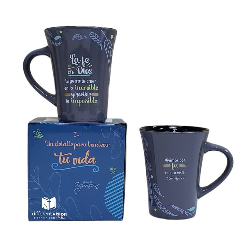 Taza Mensajes de Bendición - Fe Taza Mensajes de Bendición - Fe