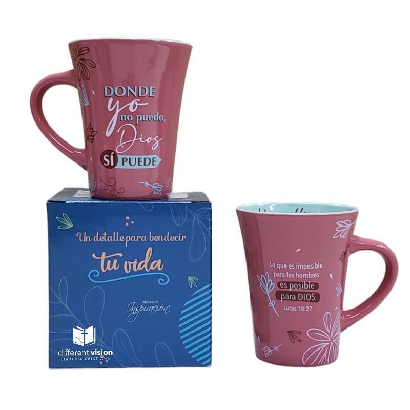Taza Mensajes de Bendición - Todo es posible Taza Mensajes de Bendición - Todo es posible