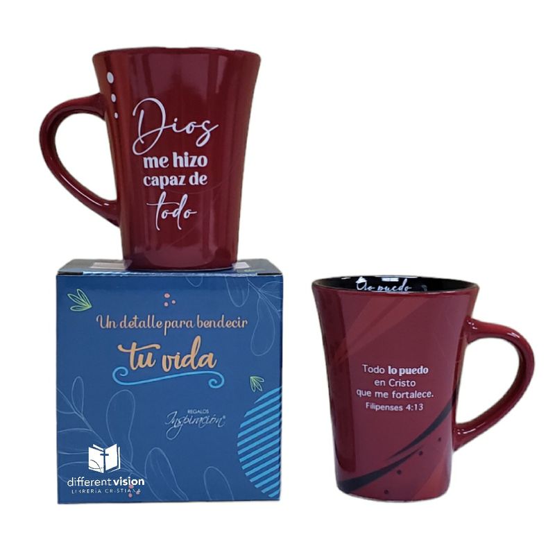 Taza Mensajes de Bendición - Yo puedo Taza Mensajes de Bendición - Yo puedo