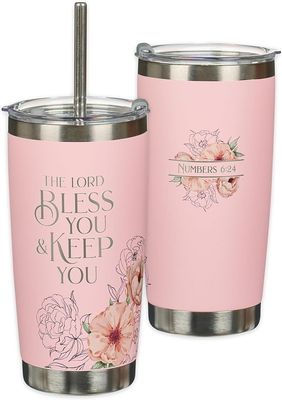 Vaso Reutilizable de Acero Inoxidable con sorbeto para Mujeres: Vaso Reutilizable de Acero Inoxidable con sorbeto para Mujeres: