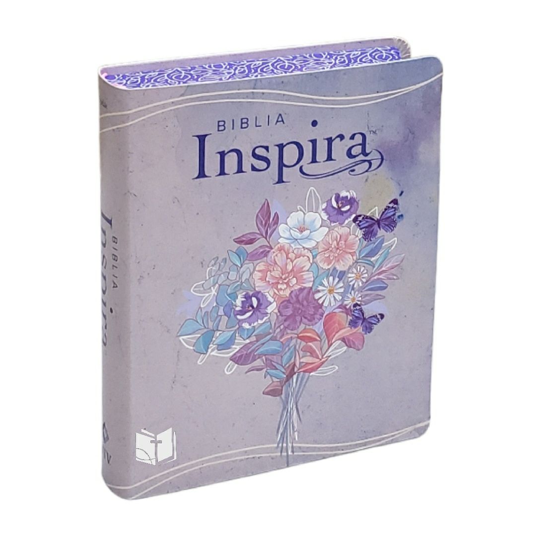 Biblia Inspira, NTV Imit. Piel, Rosado Acuarela (Free Shipping)