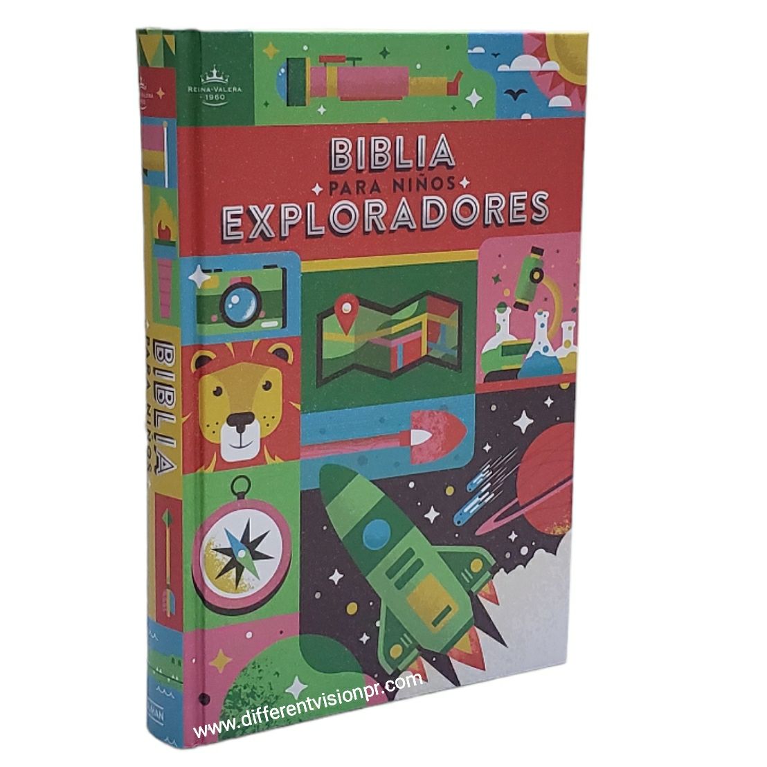Biblia RVR60 para niños exploradores  tapa dura (Free Shipping)