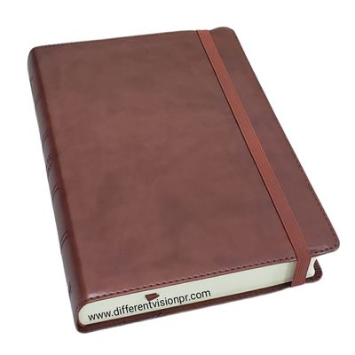 RVR 1960 Biblia de apuntes tamaño personal, café, símil piel (Free Shipping)
