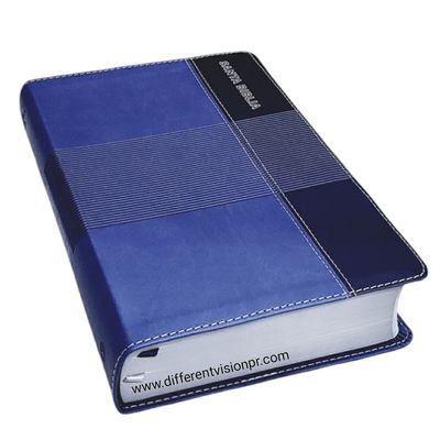 Biblia de Estudio para Jóvenes, Leathersoft Azul,RVR60 (Free Shipping)