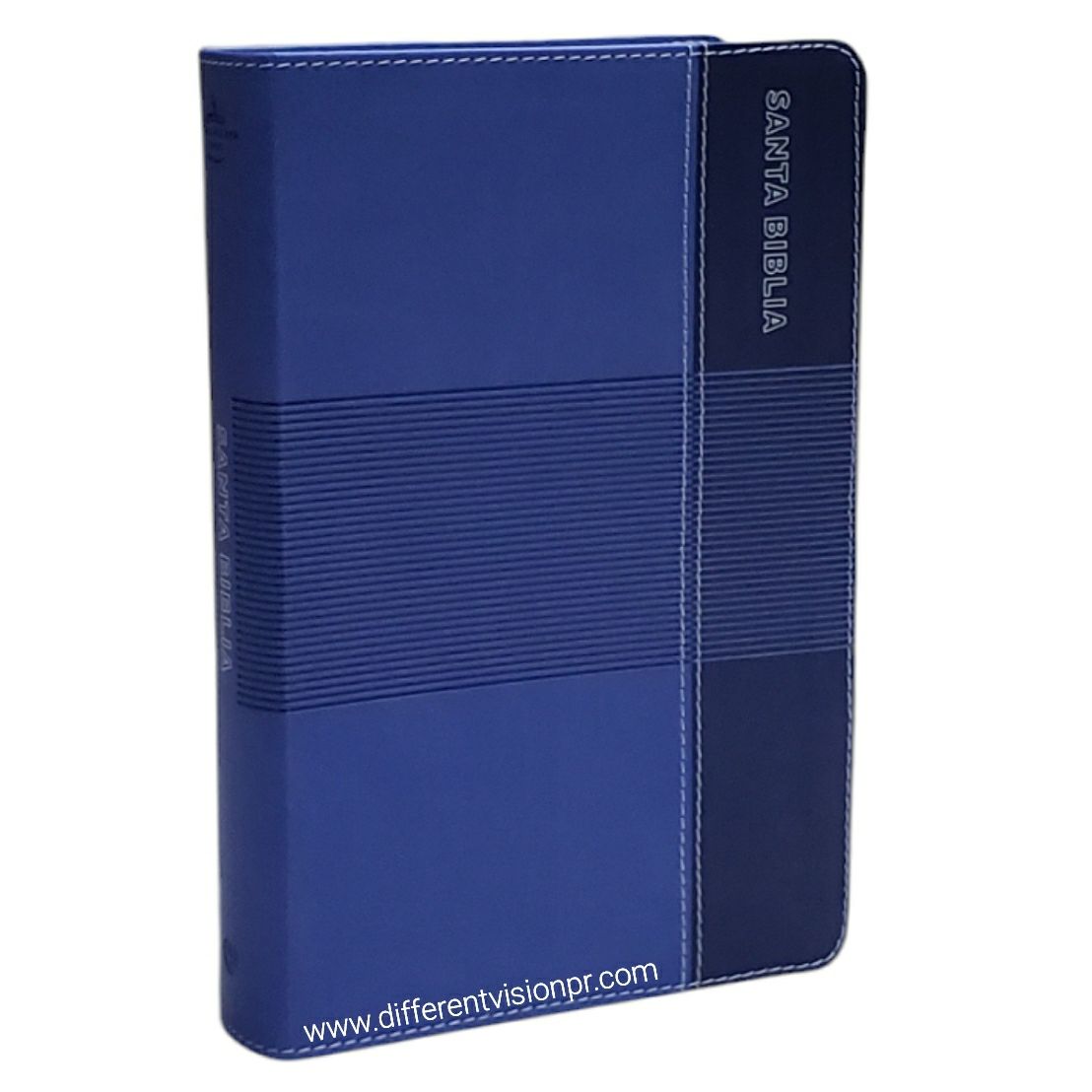 Biblia de Estudio para Jóvenes, Leathersoft Azul,RVR60 (Free Shipping)