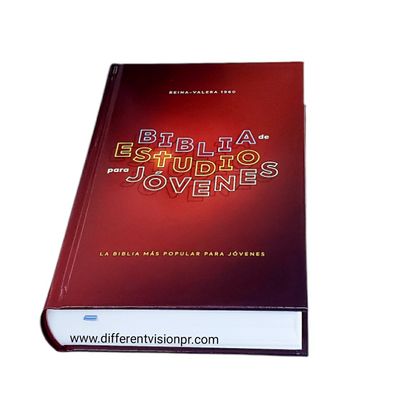 Biblia de Estudio para Jóvenes,RVR60,Tapa Dura (Free Shipping)