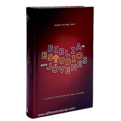 Biblia de Estudio para Jóvenes,RVR60,Tapa Dura (Free Shipping)