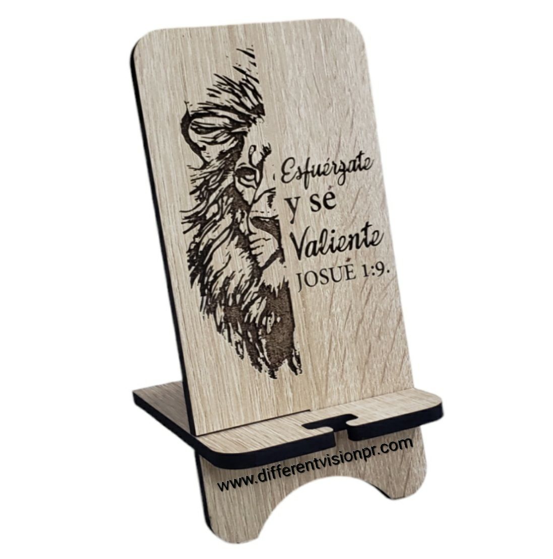 Soporte para Celular León (Josué 1:9)