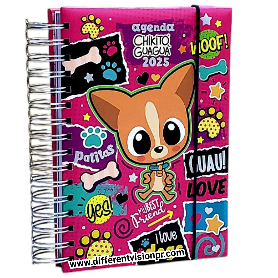 Agenda 2025 /Planificador Chikito Guagua  (Patitas)