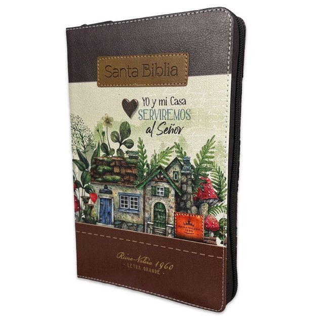Biblia RVR 60 con índice letra Grande Yo y mi casa (Free Shipping)
