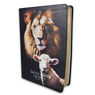Biblia RV1960 letra Gigante León y Cordero (Free Shipping) Biblia RV1960 letra Gigante León y Cordero (Free Shipping)