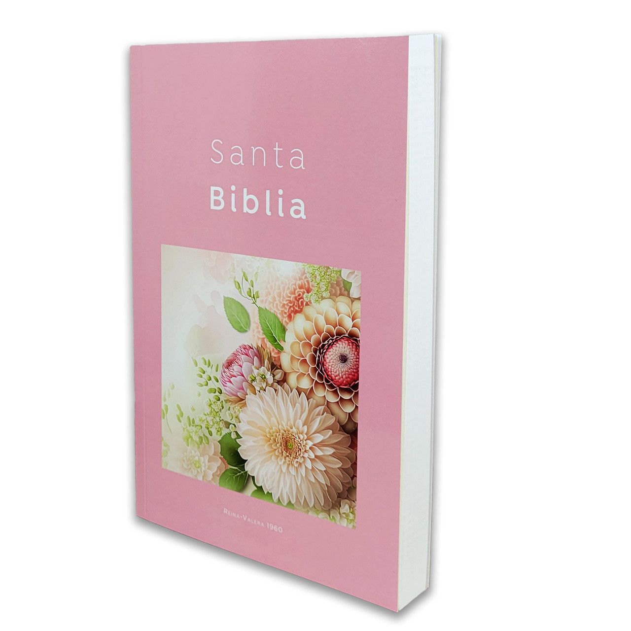 Biblia Económica Reina-Valera 1960 - tapa rústica Rosa floral